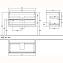 Тумба с раковиной Villeroy & Boch Antao L05100HK 100х49 серый матовый - фото 3