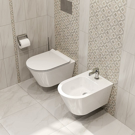 Биде подвесное Kerama Marazzi Modern PLM.bidet.02 белый глянцевый
