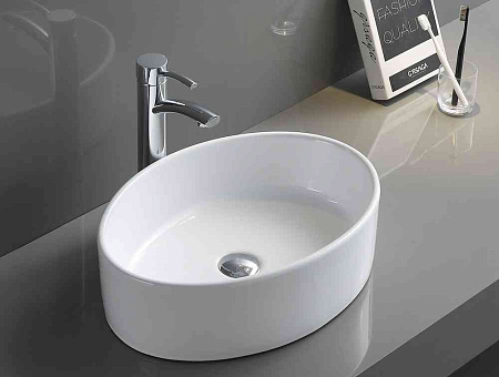 Раковина накладная BelBagno BB1049 35x49x14 белый