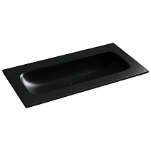 Раковина накладная Ceramica Nova Grace CN7019MBwx 91x45,7x13,7 без отв. под смес., черный матовый