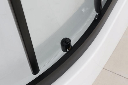 Душевая кабина Frank F400М Black 100x100x220 черный