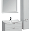 Зеркало Aquaton Леон 1A186402LBPS0 80 дуб белый - фото 2