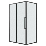 Душевой уголок Grossman Cosmo 120.K33.02.1180.21.02 108-111x78,5-80x195 шиншилла/черный матовый
