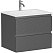 Тумба под раковину Sancos Folk 60 FL60GS grey soft