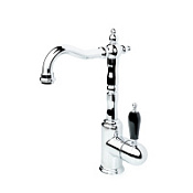 Смеситель Boheme Tradizionale chromo 262-BLC для раковины, хром/черный