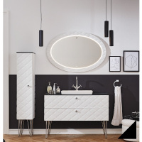 Мебель для ванной Puris Diamond Line DIA331201(896/896) 120 черный диамант