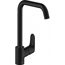 Смеситель Hansgrohe Focus 31820670 для кухонной мойки, матовый черный