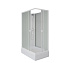 Душевая кабина Niagara Promo P100/80/26Q/MT/BK 100x80x195 матовый/белый - фото 1
