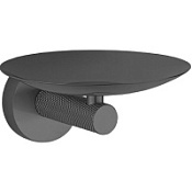 Мыльница Boheme Uno 10973-GM подвесная, оружейная сталь