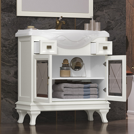 Мебель для ванной Opadiris Борджи Z0000012561 85 слоновая кость