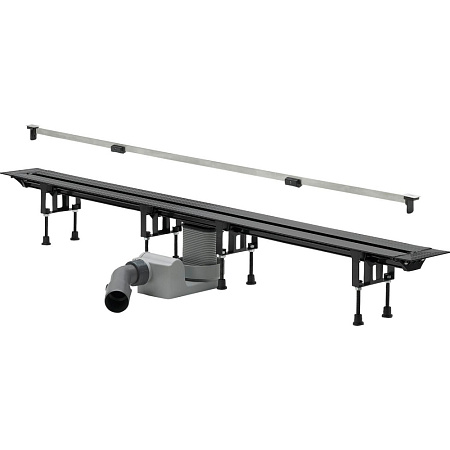 Душевой лоток Viega Advantix Vario 704360 L300–1200 BH95–150 с решеткой и опорами