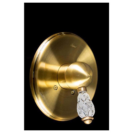 Смеситель Boheme Crystal 305-CRST для душа, бронза