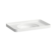 Раковина Laufen Val 8.1728.1.000.112.1 55 без отверстия для смесителя, без перелива, белый