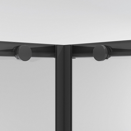 Душевой уголок Niagara Nova NG-6822-34BLACK 80x80x195 стекло прозрачное/профиль черный матовый