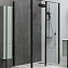 Душевой уголок Allen Brau Priority 3.31009.BBA + 3.31021.BBA 120x100 черный браш - фото 6