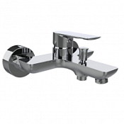 Смеситель Aquanet Arctic AF520-20СW 00216776 для ванны с душем, хром/белый Смеситель Aquanet Arctic AF520-20СW 00216776 для ванны с душем, хром/белый
