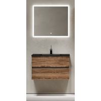 Мебель для ванной Sancos Urban 80 UR80ECH дуб чарльстон/черный