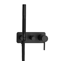 Смеситель IB Rubinetterie Industria EID314NP_13 для ванны и душа, черный матовый