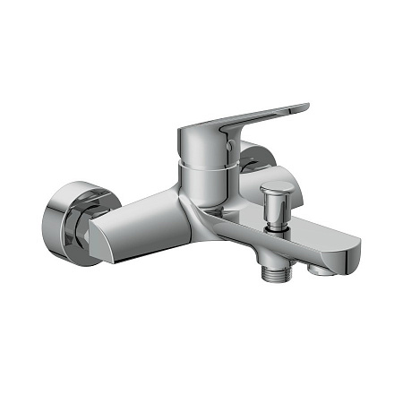 Смеситель Cersanit Flavis 63035 для ванны с душем, хром
