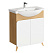Тумба с раковиной Aqwella Basic BAS0107DZ 75 дуб золотой