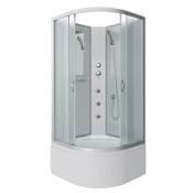 Душевая кабина Niagara Classic NG-2309-14BKG 100x100x200 стекло матовое/профиль серебро