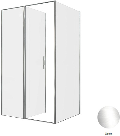 Душевой уголок Allen Brau Priority 3.31007.00 + 3.31019.00 120x100 хром