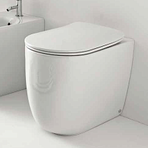 Чаша для унитаза приставного Kerasan Nolita 531801 безободковый, белый