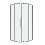 Душевой уголок Grossman Cosmo 301.K33.02.1010.10.00 98,5-100x98,5-100x195 прозрачное/хром