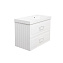 Тумба под раковину La Fenice Cubo TWIN FNC-01-CUB-B-90-2 два ящика, Bianco белый матовый - фото 3