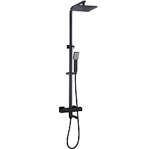 Душевая стойка с термостатическим смесителем beWash BV1TMSS6620 черный