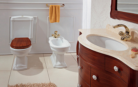 Крышка-сиденье Cezares Royal Palace CZR-012W-S-G/BR