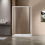 Душевой уголок Vincea Garda VSR-1G1 80x120 прозрачное, прямоугольный, хром