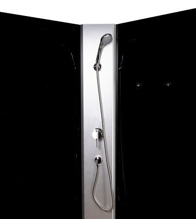 Душевая кабина Niagara Eco E80/40/TN/BK 80x80x195 L/R стекло тонированное/профиль серебро