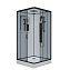 Душевая кабина Niagara Premium NG-6901-01GQ BLACK 90x90x210 тонированное/профиль черный матовый