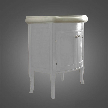 Тумба под раковину Kerasan Retro 735130 69 2 дверки, белый матовый