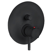 Смеситель Palazzani Digit 13120338 для ванны с душем(внешняя часть), черный матовый