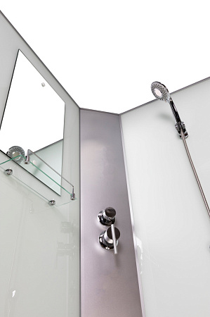 Душевая кабина Niagara Classic NG-1108-14BKT 90x90x90 стекло матовое/профиль серебро