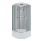 Душевая кабина Niagara Classic NG-2307-14 80x80x215 стекло матовое/профиль серебро