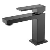 Смеситель Boheme Qubic 471-SGM для раковины, оружейная сталь глянцевая