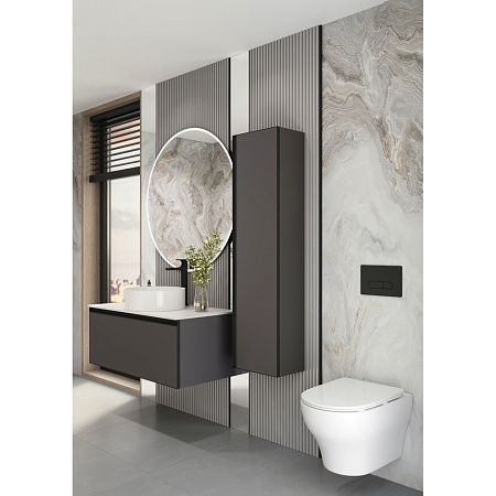 Унитаз подвесной Boheme Fiore 978-SET-MW белый матовый