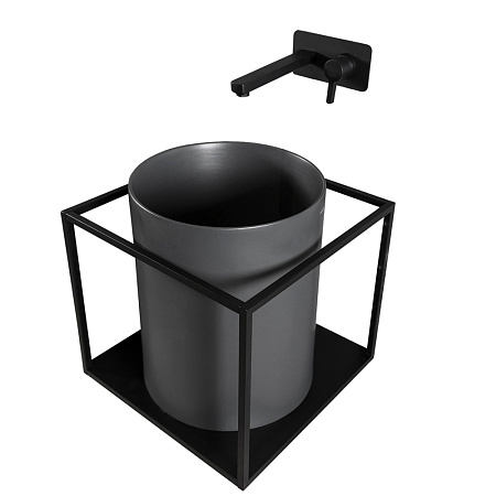 Раковина Galassia Core 7305NEMT 37 черный матовый