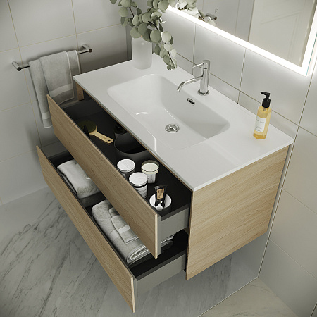 Тумба с раковиной Sancos Cento 90 CN90KE карпатская ель