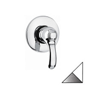 Смеситель Emmevi Harmony 22009BC для душа, белый/хром