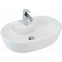 Раковина на столешницу beWash Bogen 88611101 60x39,5x13,5 белый глянцевый