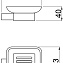Мыльница Allen Brau Infinity 6.21004-00 белый/хром - фото 2