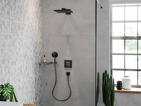 Полка Hansgrohe AddStoris 41741670 угловая черный матовый