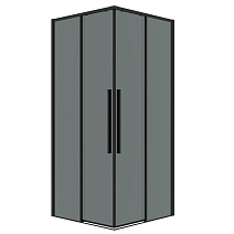 Душевой уголок Grossman Galaxy 300.K33.01.1010.21.10 98-99x98-99x195 тонированное/черный матовый