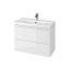 Тумба с раковиной Cersanit Moduo Slim SB-SZ-MOD-MO80Sl/Wh 80 белый