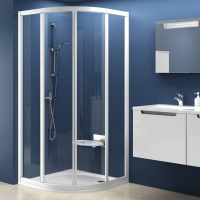 Душевой уголок Ravak Supernova SKCP4-80 SABINA 31144V100Z1 Transparent, белый