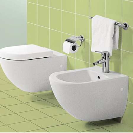 Биде подвесное Villeroy & Boch Subway 74000001 белый альпин